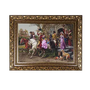 تابلو فرش دستباف طرح بدرقه مدل RT