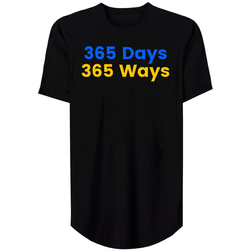 تی شرت لانگ آستین کوتاه زنانه مدل 365 Days کد MH67