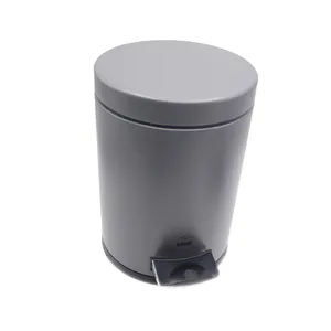 سطل زباله پدالی بهازکالا مدل آرام بند کد YPTU-MAT-SILENT-6L حجم 6 لیتر 
