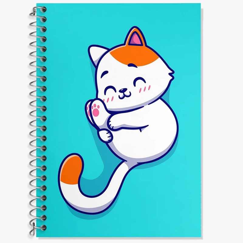 دفتر لغت 50 برگ خندالو مدل گربه کد 29657