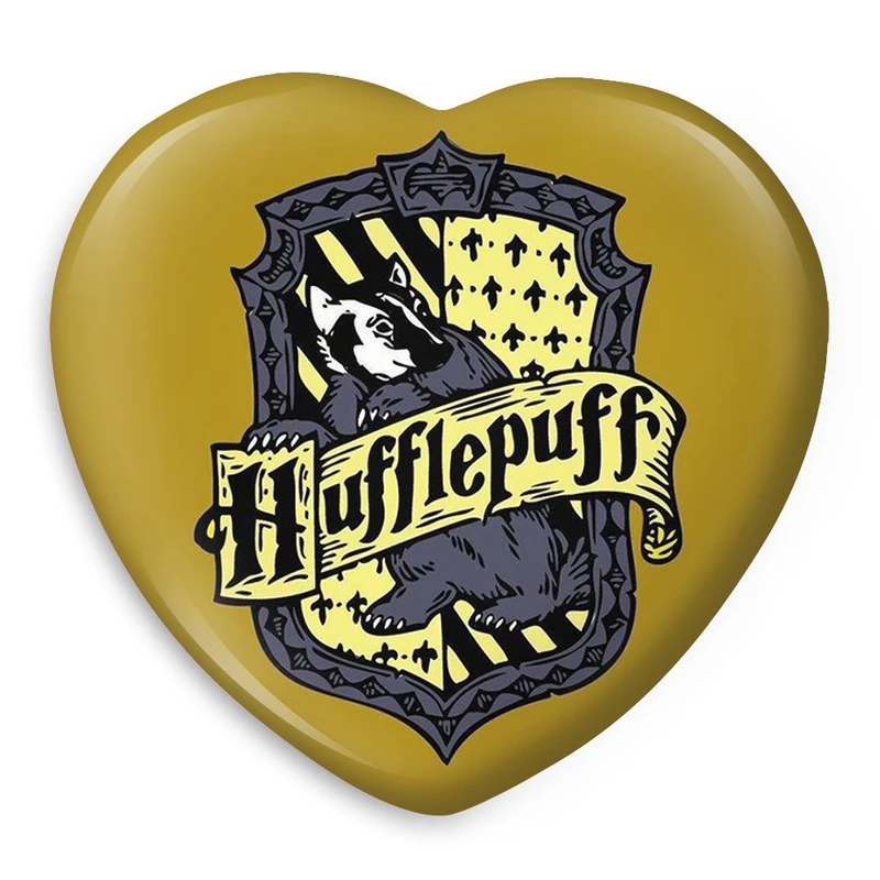 پیکسل خندالو طرح هافلپاف هری پاتر Harry Potter مدل قلبی کد 19356