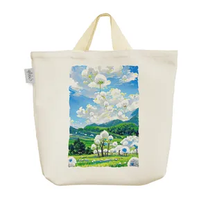 ساک خرید خندالو مدل مزرعه پنبه کد 5634