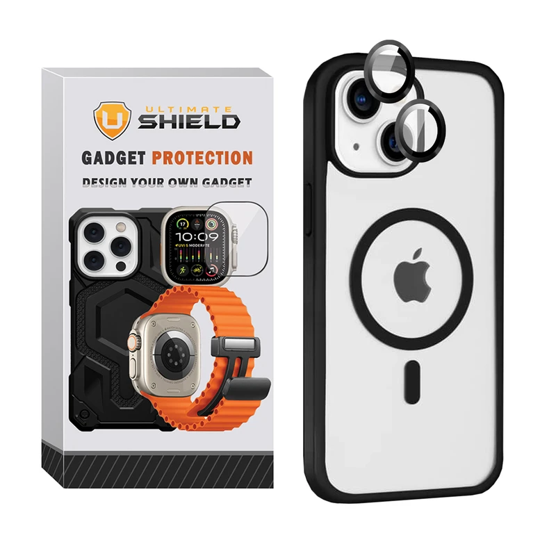 کاور آلتیمیت شیلد مدل Magsafe BRD Ring مناسب برای گوشی موبایل اپل iPhone 13 به همراه محافظ لنز دوربین