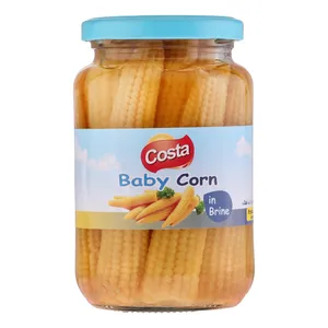 ترشی بی بی کورن با طعم آب نمک کاستا - 370 گرم