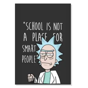 M0268 Rick and Morty Animation Series Quote Chassis Panel