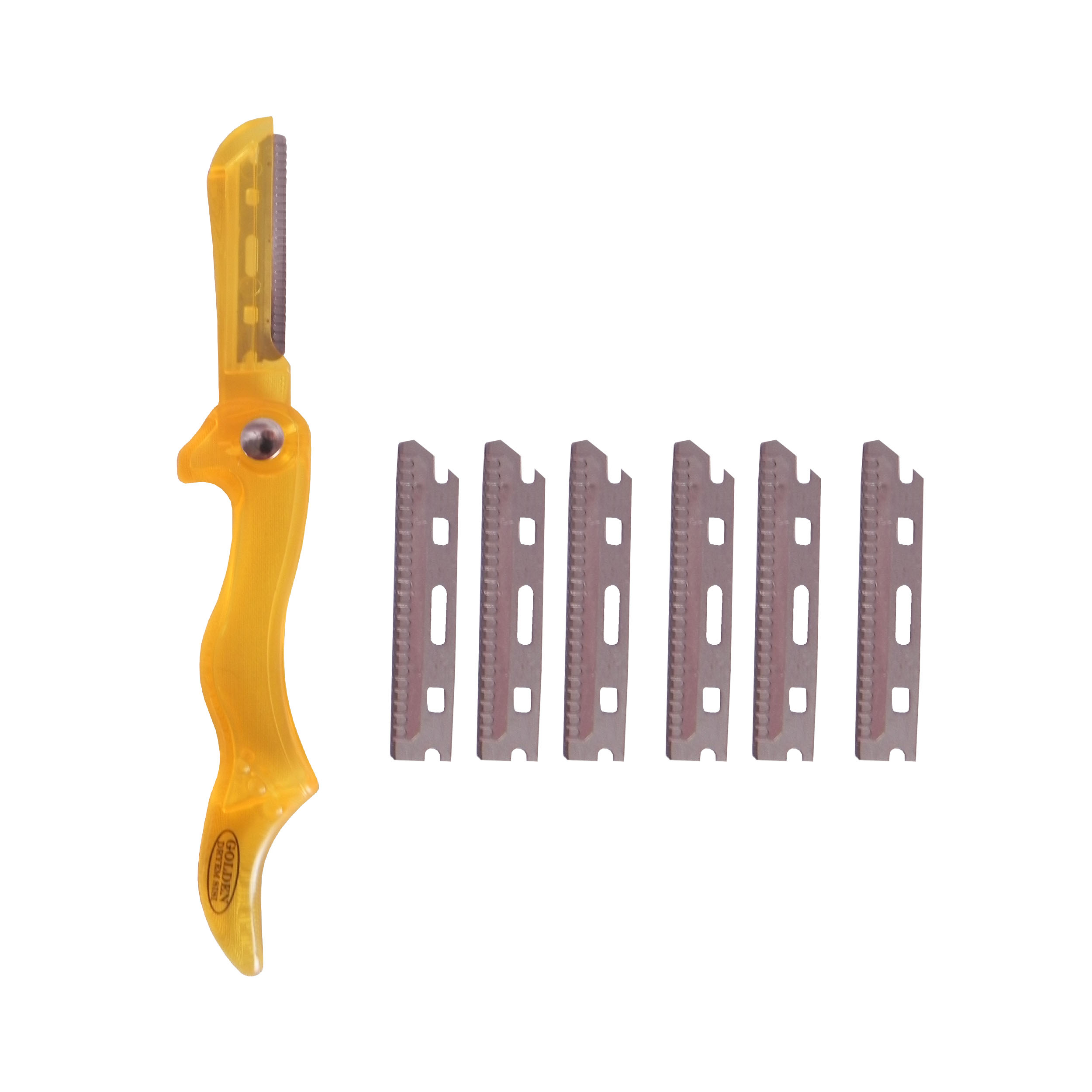 تیغ اصلاح ابرو کد 0053 به همراه تیغ یدک بسته 6 عددی