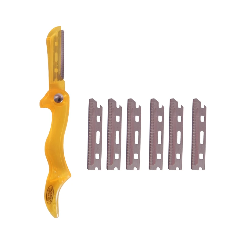 تیغ اصلاح ابرو کد 0053 به همراه تیغ یدک بسته 6 عددی