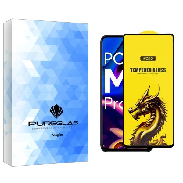 محافظ صفحه نمایش پیور گلس مدل NueGlas Y-Horo مناسب برای گوشی موبایل شیائومی Poco M6 Pro 5G