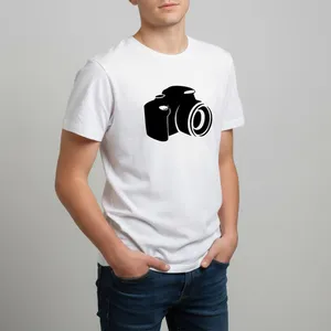 تیشرت مردانه طرح دوربین کد mn34
