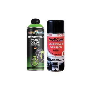اسپری پولیش و خوشبو کننده داشبورد اسپری رنگ موتور سیکلت سبز فلورسنت دوپلی کالر مدل شب تاب حجم 400 میلی لیتر مجموعه 2 عددی