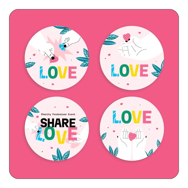 مگنت کاکتی طرح عاشقانه مدل mp36675