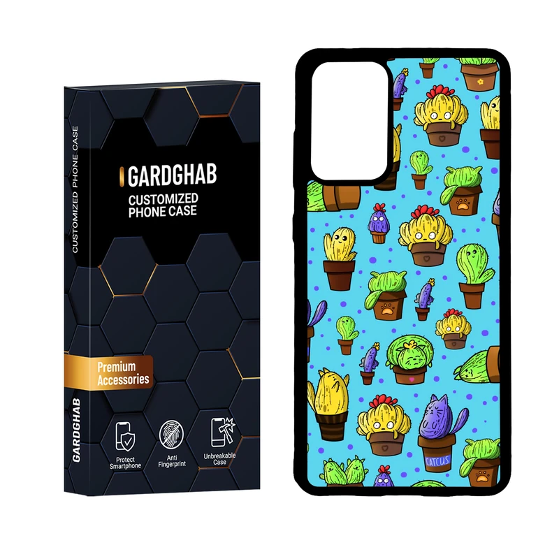 کاور گارد قاب مدل دور ژله ای فانتزی مناسب برای گوشی موبایل سامسونگ Galaxy A72