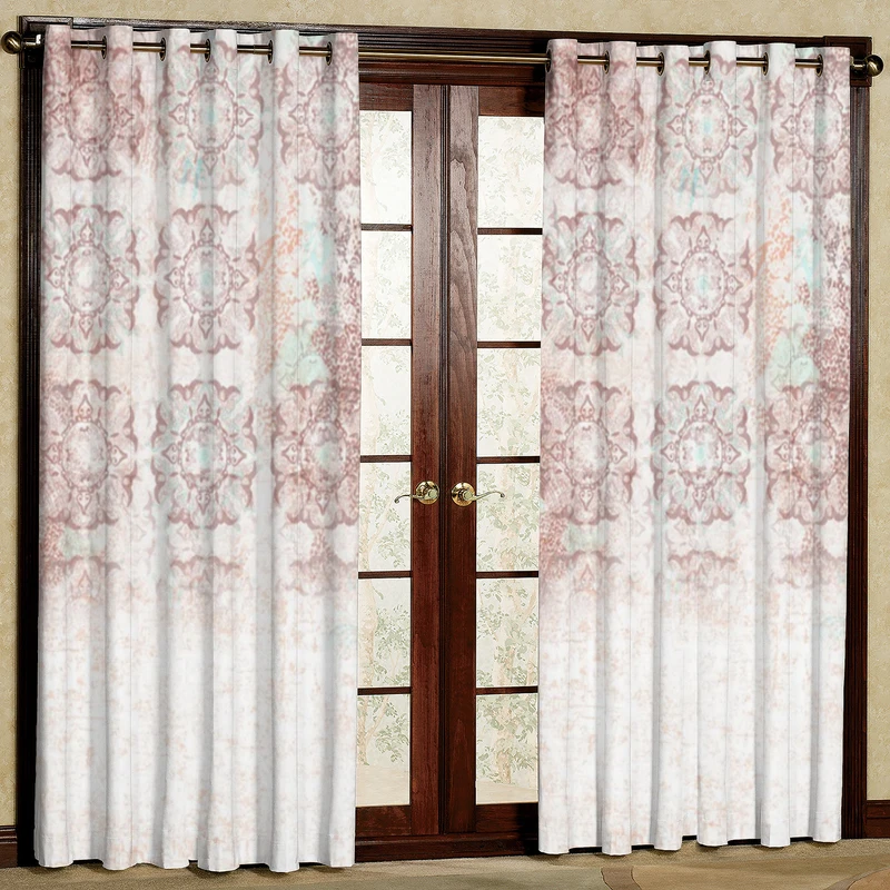 پرده مدل مخمل پانچی کد 4356RT2 سایز 200x140 سانتی متر