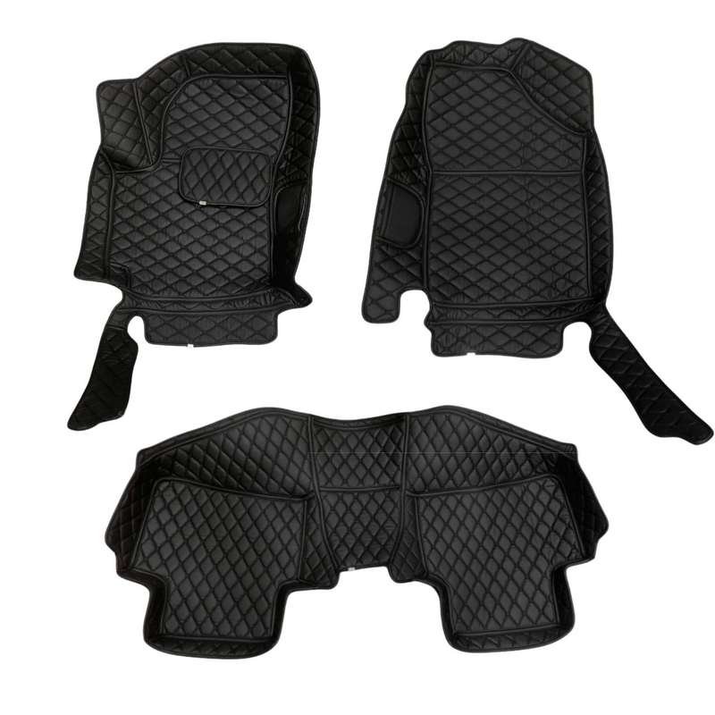 کفپوش پنج بعدی خودرو مدل چرم مناسب برای کیا سلتوس