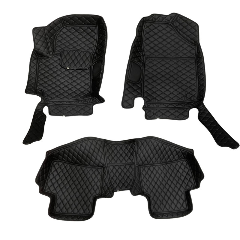 کفپوش پنج بعدی خودرو مدل چرم مناسب برای کیا سلتوس