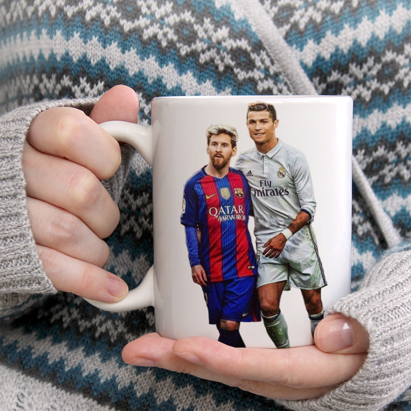 ماگ زیگورات مدل کریستیانو رونالدو و لیونل مسی کد 1635