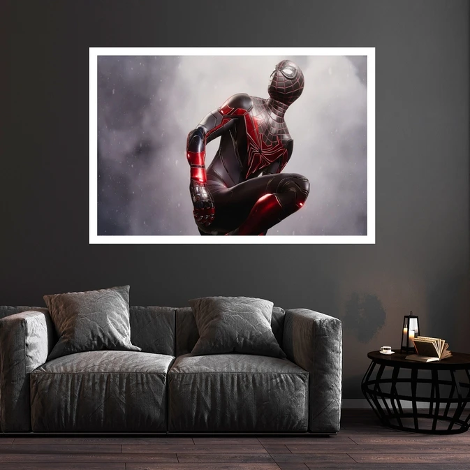 تابلو بکلیت طرح فیلم Spider-Man مدل قاب شاسی W-s8849