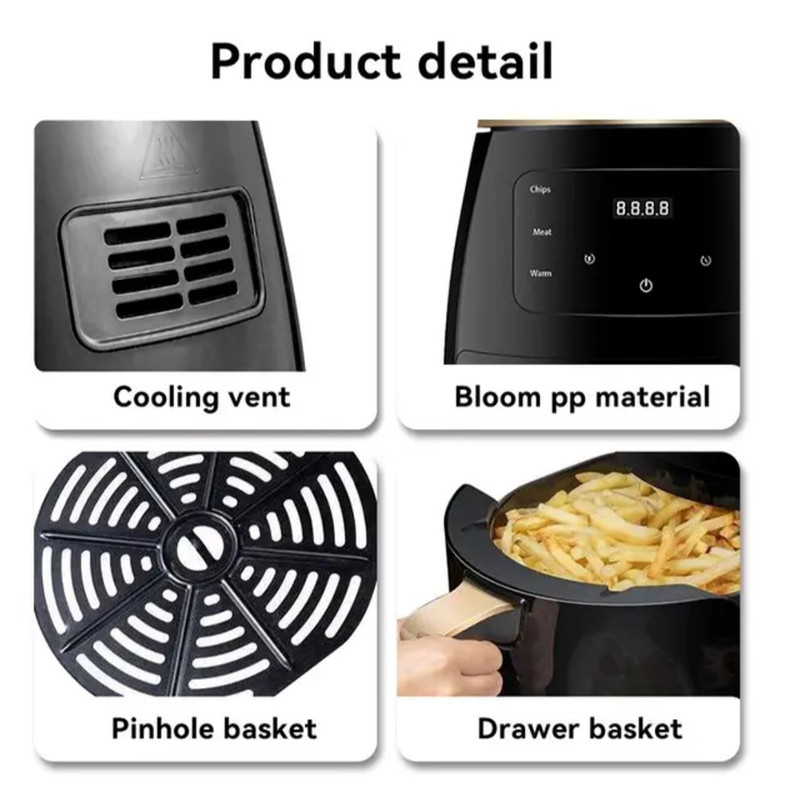 سرخ کن بدون روغن مدل POWERFULL FRYER