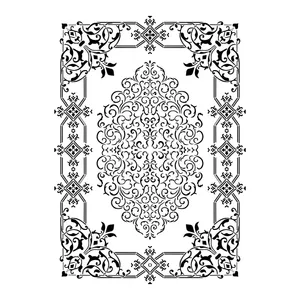 شابلون طرح فرش کد E728