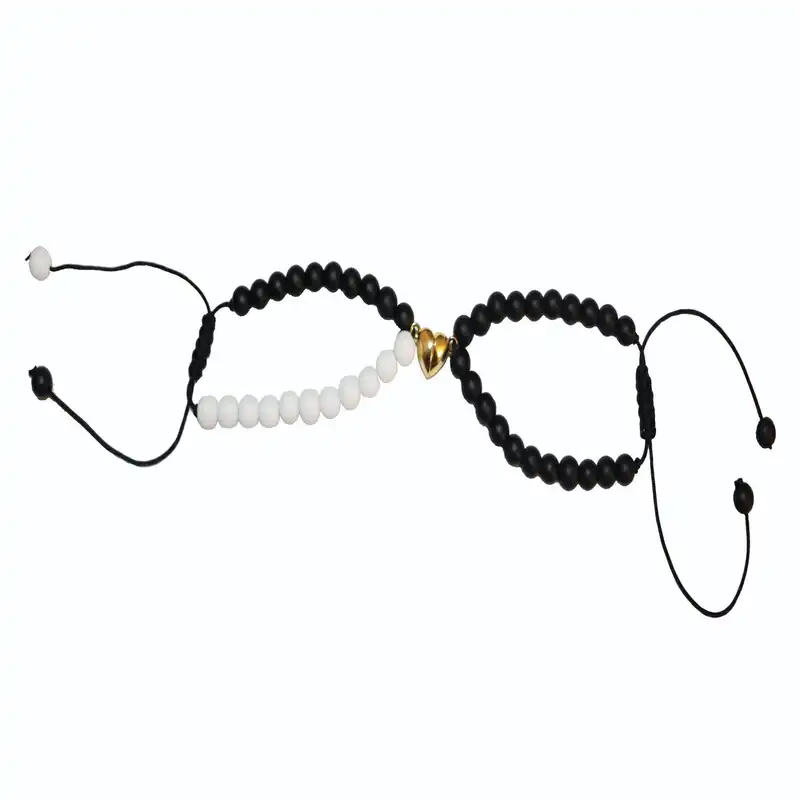 دستبند مدل مگنت قلبی کد H970059 بسته 2 عددی