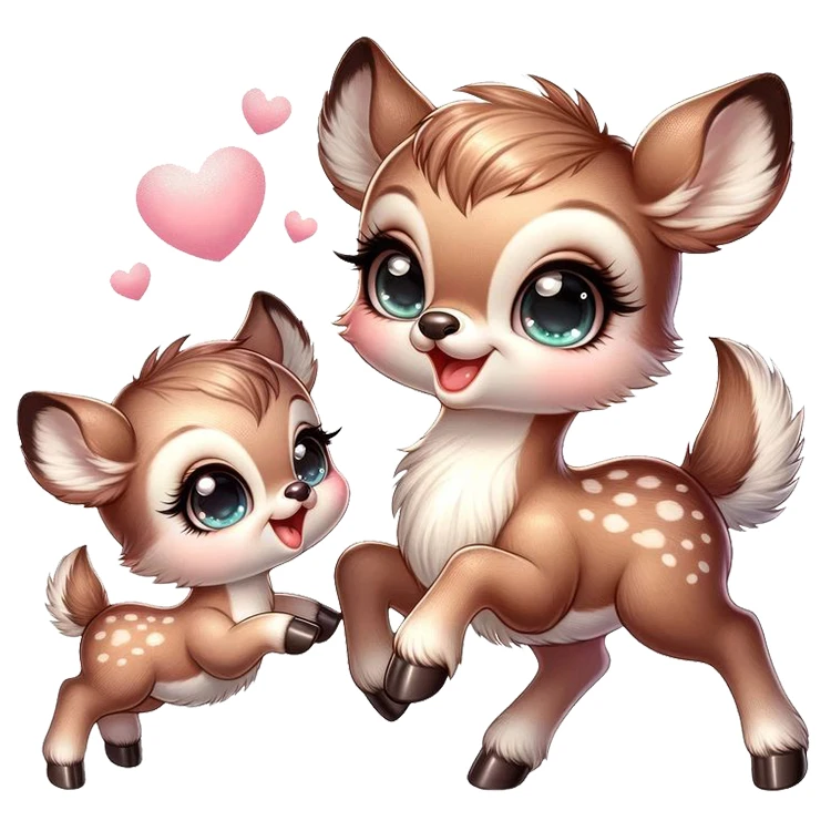 استیکر پارچه و لباس پاد آفرین مدل آهو کد DKST332