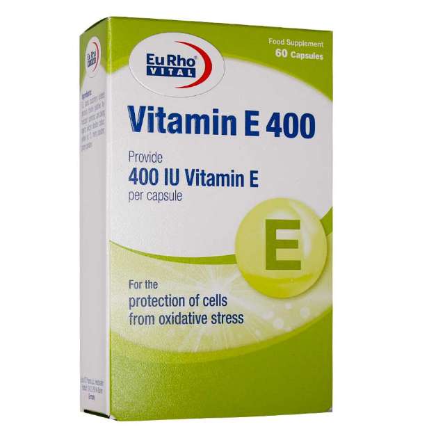کپسول ژلاتینی ویتامین E 400 جعبه سبز یوروویتال بسته 60 عددی کپسول ژلاتینی ویتامین E 400 جعبه سبز یوروویتال بسته 60 عددی