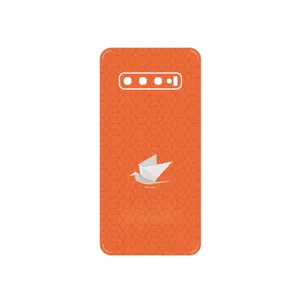 MAHOOT Minimalist origami bird Cover Sticker for Samsung Galaxy S10