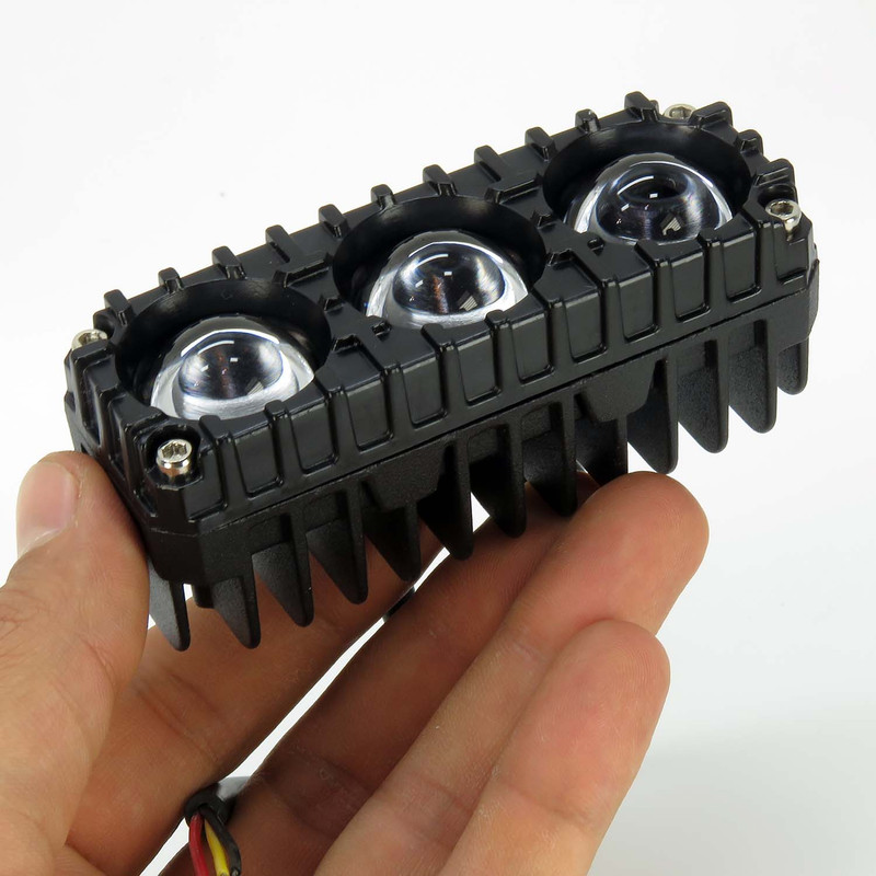 پروژکتور آفرود مدل سه لنز 80 وات کد 1798 - بسته 2 عددی