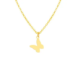 گردنبند نقره زنانه هایکا مدل پروانه کد n.ha2-5