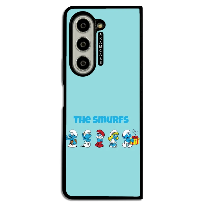 کاور آکام مدل AMC-WSGZFOLD5-SMURFS-22 مناسب برای گوشی موبایل سامسونگ Galaxy Z Fold 5