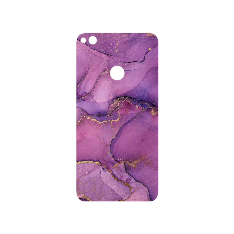 برچسب پوششی ماهوت مدل Purple Marble مناسب برای گوشی موبایل آنر 8 Lite