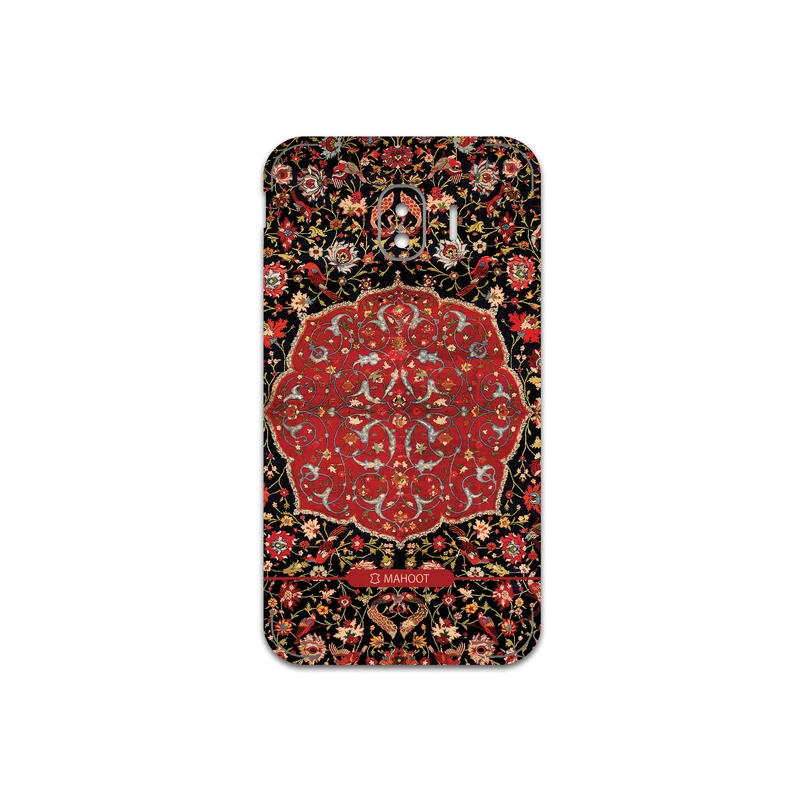 برچسب پوششی ماهوت مدل Persian-Carpet-Red مناسب برای گوشی موبایل سامسونگ Galaxy J2 Pro 2018