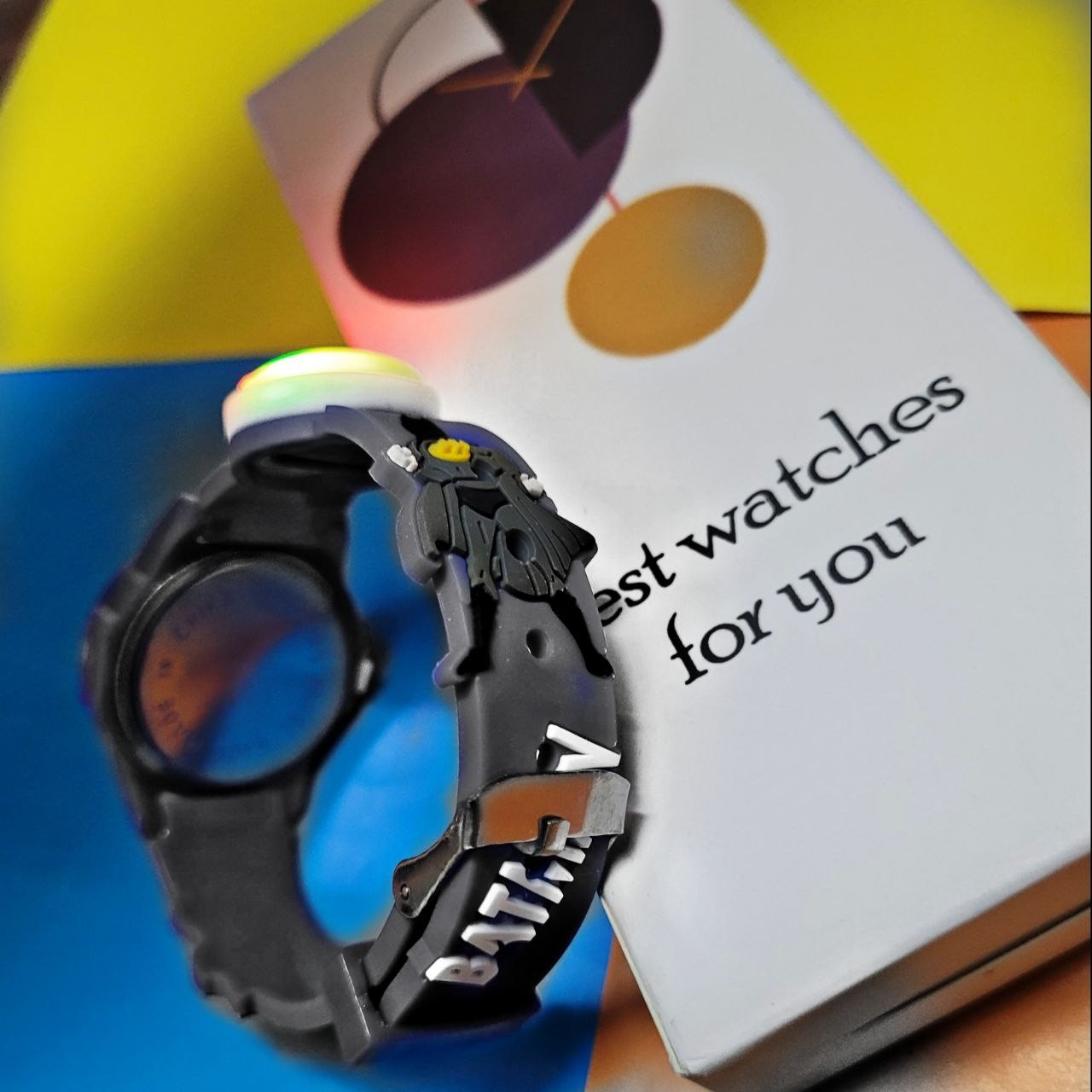 ساعت مچی عقربه ای بچگانه مدل چراغدار 09