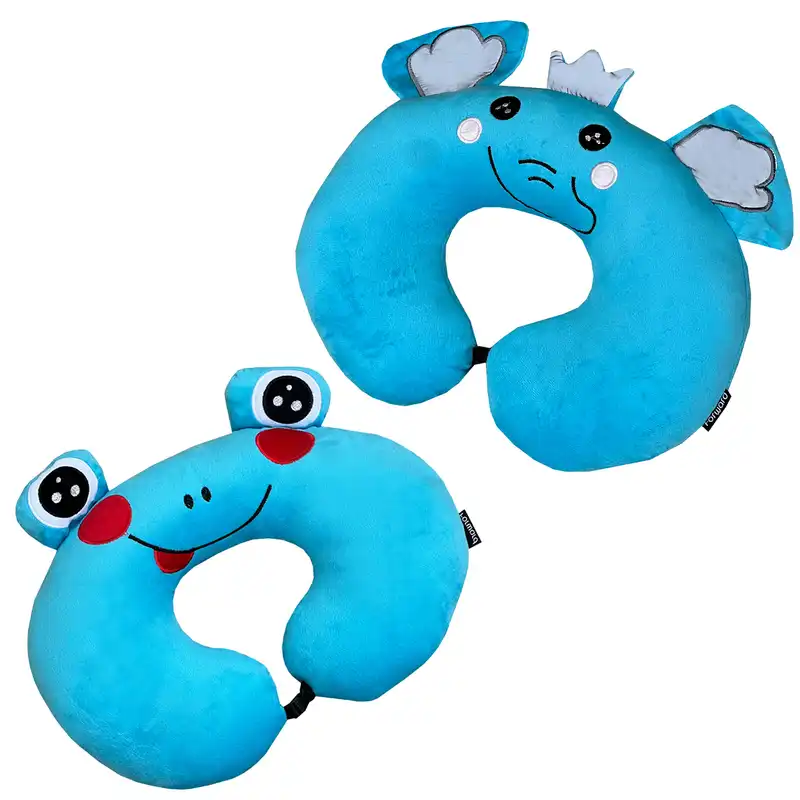 بالش دورگردنی فوروارد کد 501503 فیل و قورباغه مجموعه دو عددی