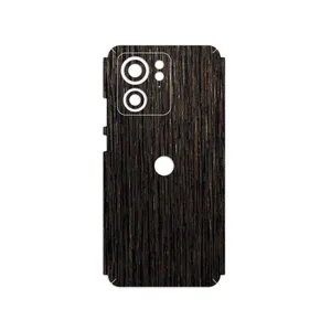MAHOOT Dark-Gold-Stripes-Wood Cover Sticker for Motorola Edge 40