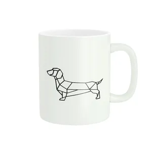 ماگ پاد آفرین مدل سگ هندسی کد 1020