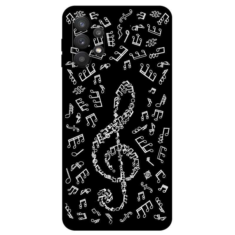 کاور مگافون طرح نوت موسیقی مدل 1370 مناسب برای گوشی موبایل سامسونگ Galaxy M32 5G   