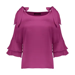 بلوز زنانه گردیه مدل 304230-Violet