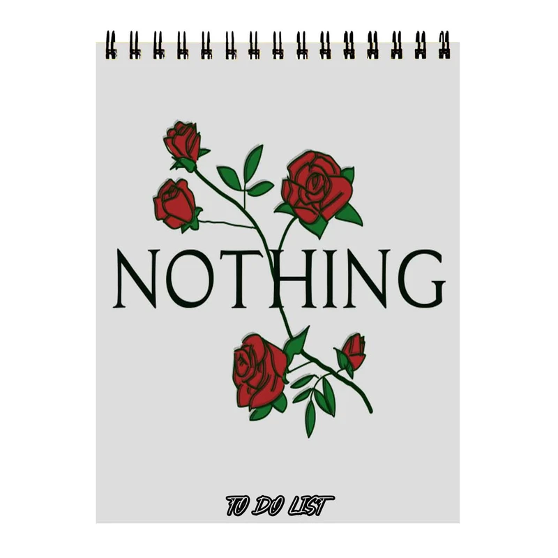 دفتر برنامه ریزی 50 برگ طرح nothing کد 28