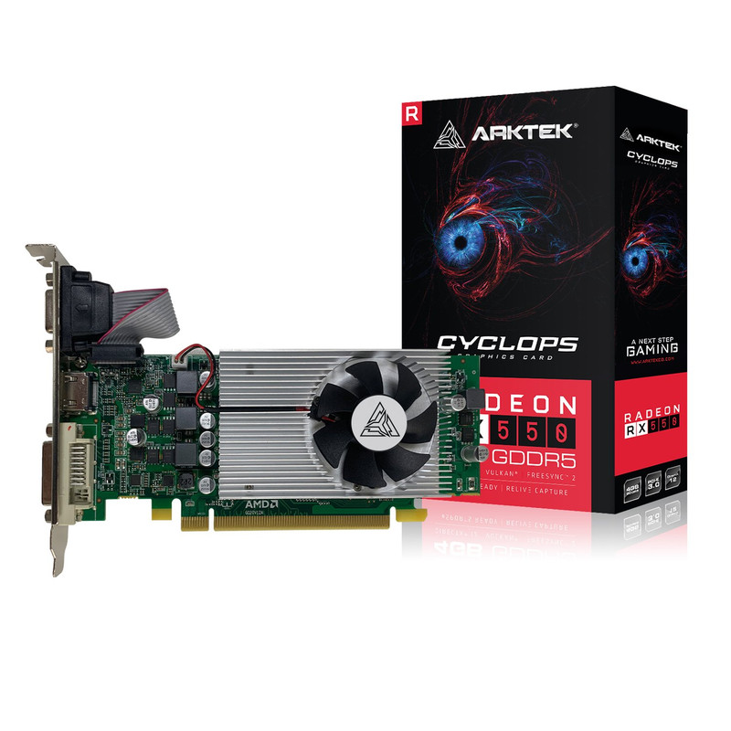 کارت گرافیک آرک تک مدل RX550 4GB GDDR5 LP