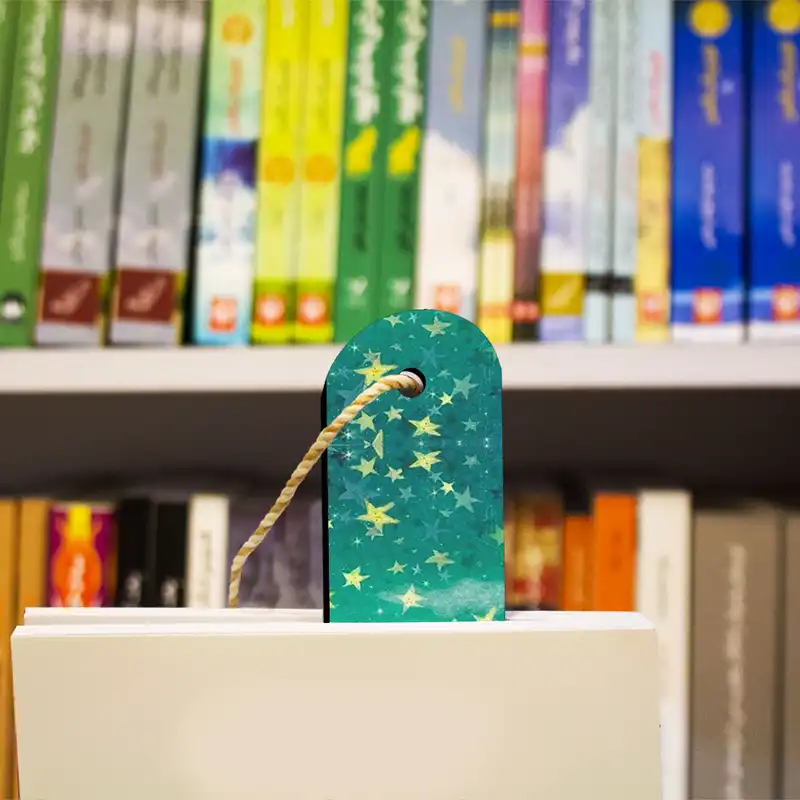 نشانگر کتاب ترمه طراحان ایده مدل چیدن ستاره ها کد cfp1340