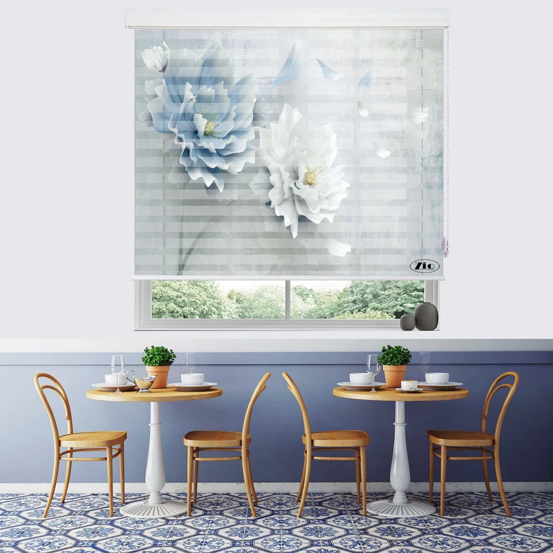 پرده زبرا زیو مدل 3D-1066 سایز 150x150 سانتی متر