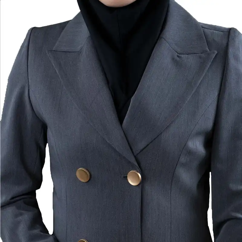 مانتو و شلوار زنانه مدل هیرا 1628.1 رنگ طوسی