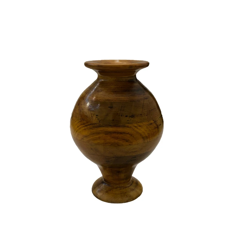 گلدان دکوری مدل چوبی کد G5