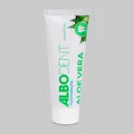 خمیر دندان ضد باکتری آلبودنت مدل Aloe Vera با طعم دارچین مناسب برای همه دندان‌ها وزن 75 گرم