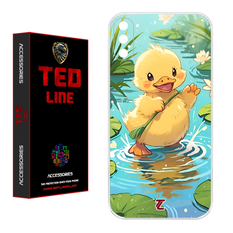 کاور تدلاین طرح اردک کد 1185 مناسب برای گوشی موبایل اپل Iphone X / XS