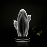 چراغ خواب سه بعدی گالری دیکوماس طرح کاکتوس کد DMS141