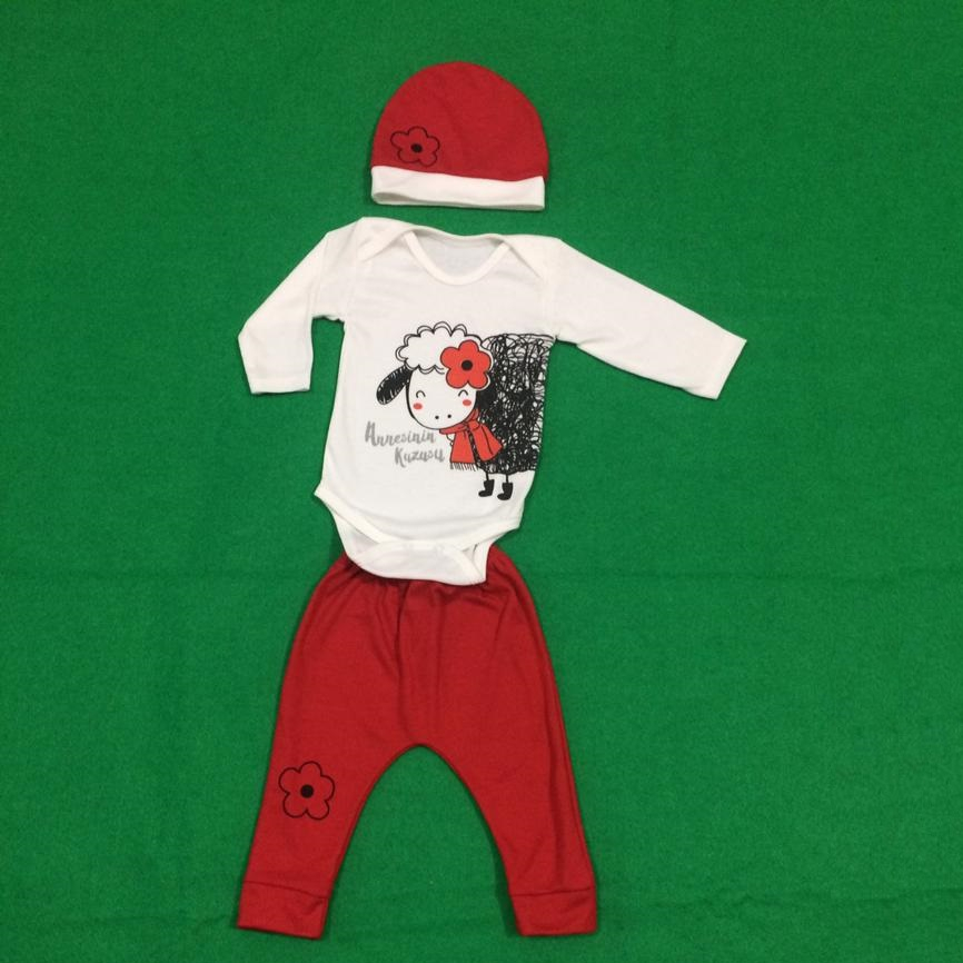 ست 3 تکه لباس نوزادی مدل Z001