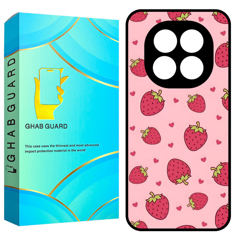 کاور قاب گارد طرح توت فرنگی مدل GN14P20 مناسب برای گوشی موبایل شیائومی Redmi Note 14 Pro Plus 5G
