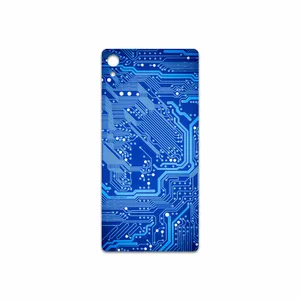 MAHOOT Blue Printed Circuit Board Cover Sticker for Sony Xperia Z3 Plus